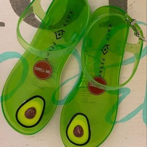 KATY PERRY “Avocado” Gel Sandals 6M NIB